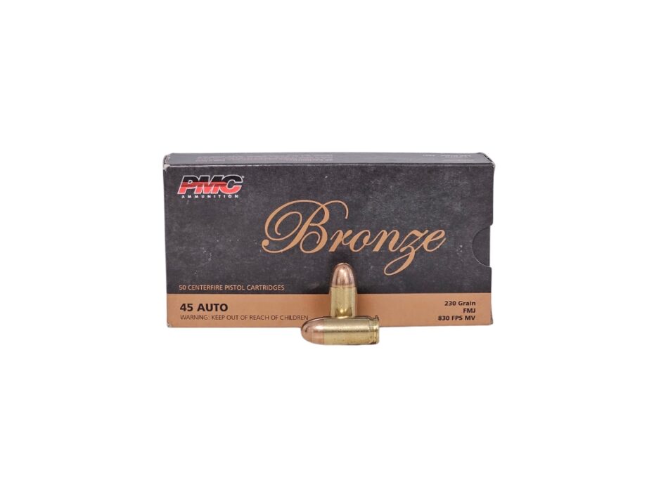 PMC .45 ACP 230 Grain Full Metal Jacket – 50 Rounds (Box) 45A