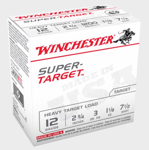 Winchester Super Target 12 Gauge 7.5 Shot