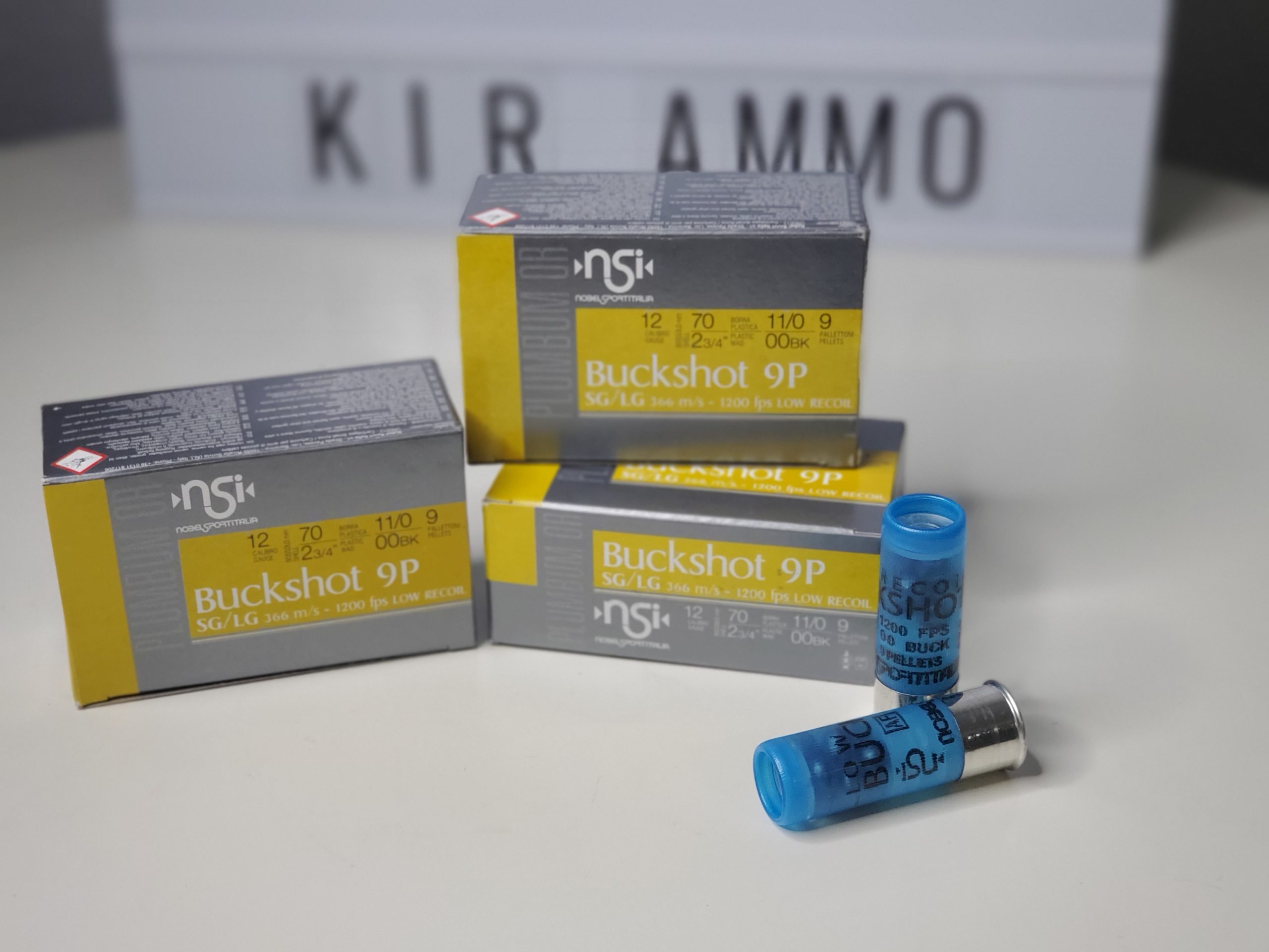 NSI Low Recoil 12 Gauge 23/4" 9 Pellet 00 Buckshot ANSLR1200BK 10