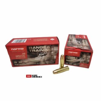 Norma .38 Special 158 Grain Full Metal Jacket - 50 Rounds (Box) [NO TAX outside TX] FREE SHIPPING OVER $199
