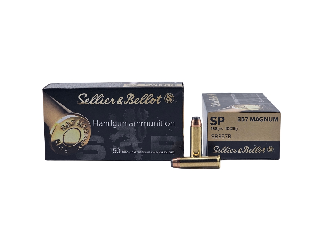 Sellier & Bellot .357 Mag 158 Grain Soft Point - 50 Rounds (Box) SB357B
