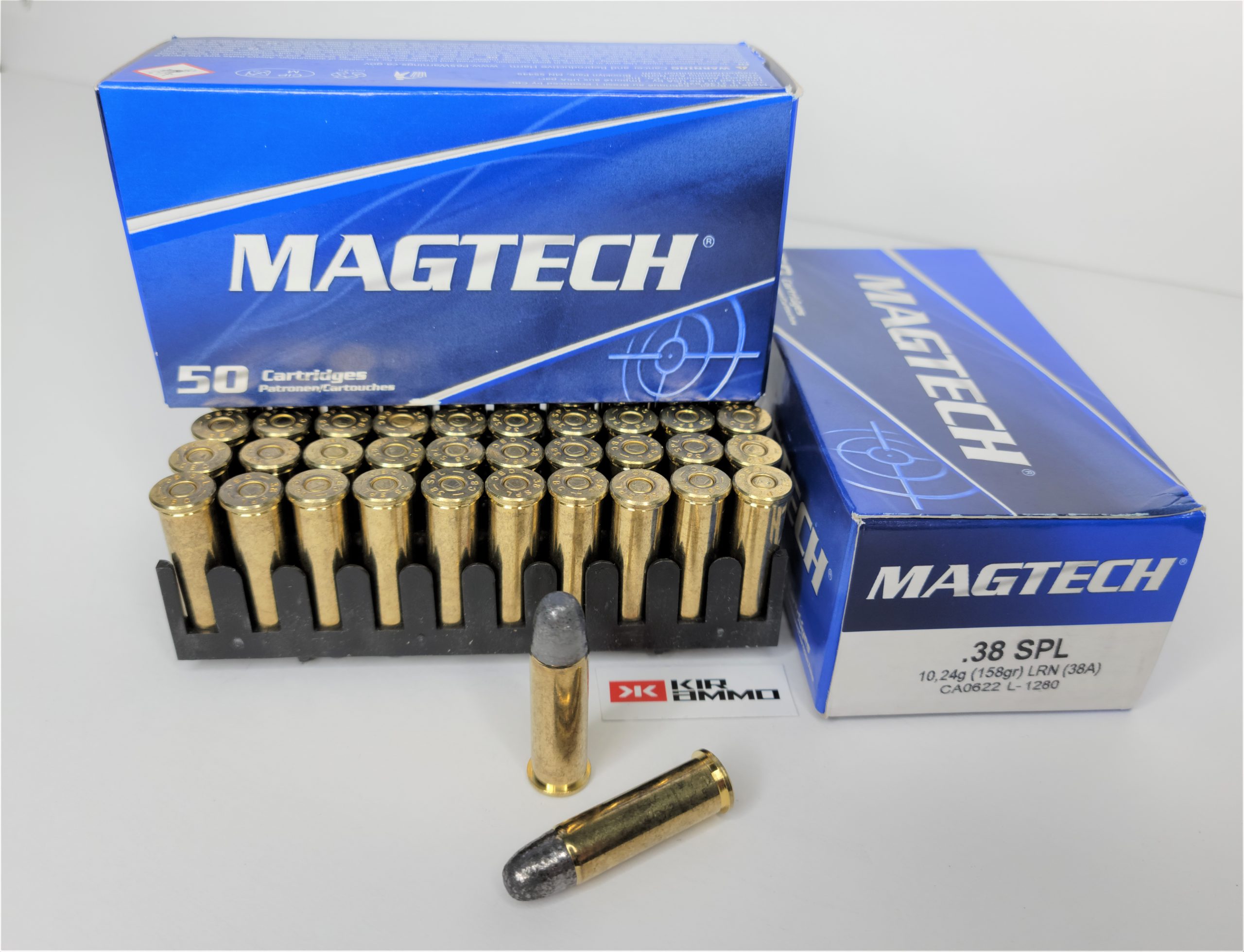 Magtech .38 Special SAME DAY SHIPPING 158 grain Lead Round Nose - 50 rounds  (Box) [NO TAX outside TX] - KIR Ammo