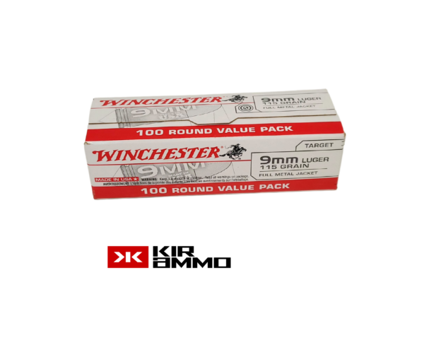 Winchester 9mm 115 Grain FMJ Value Pack