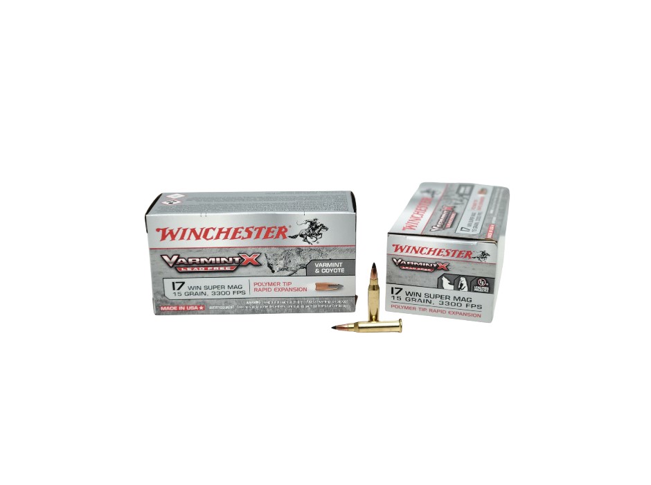 Winchester Varmint-X .17 WSM 15 Grain Polymer Tip lead-free