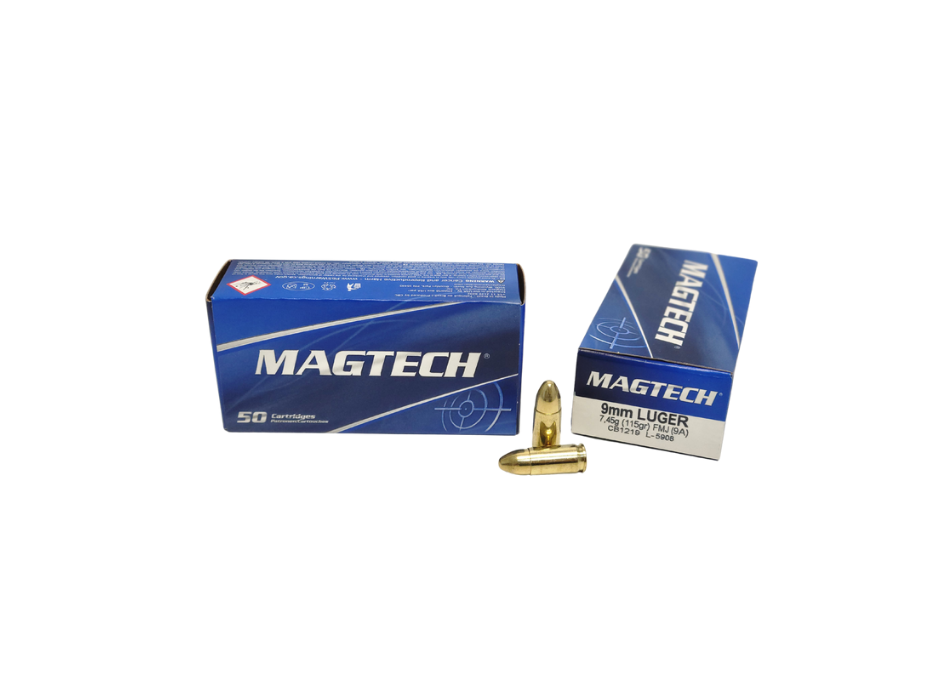 Magtech 9mm 115 Grain 50 Rounds
