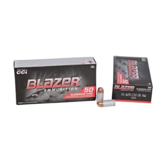 CCI Blazer .45 ACP 230 Grain Full Metal Jacket Aluminum Case - 50 Rounds (Box) 3570