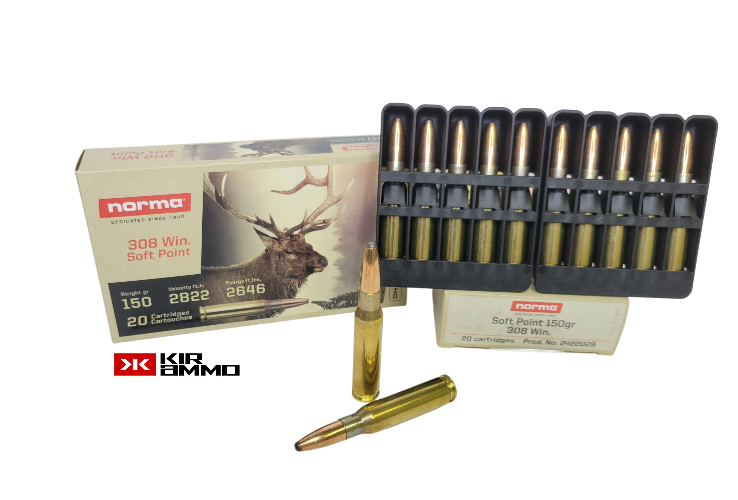 Norma BONDSTRIKE 7mm Rem Mag Long Range Hunting SAME DAY SHIPPING 165 Grain – 20 Rounds (Box) [NO TAX outside Texas] Product Image