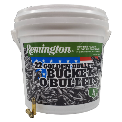 Remington 36 grain 22lr bucket
