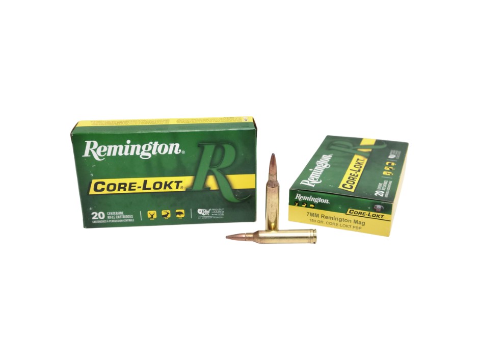 knus acceptere manuskript Remington CORE-LOKT 7mm Rem Mag SAME DAY SHIPPING 150 Grain PSP - 20 Rounds  (Box) [NO TAX outside Texas] - KIR Ammo
