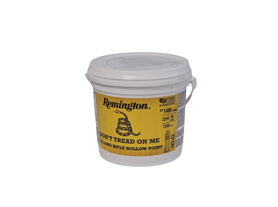 Remington Golden Bullet .22LR 36 Grain Plated Hollow Point - 1,400 Rounds (Bucket) 1622BDTOM