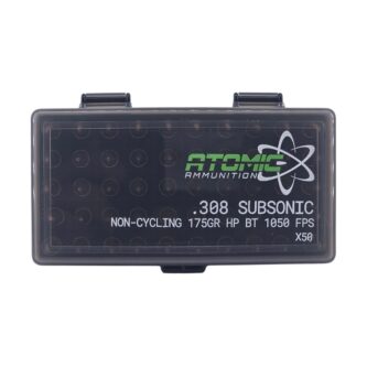 Atomic Subsonic .308 Win 175 Grain HPBT - 50 Rounds (Box) 00430