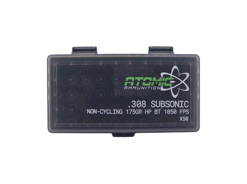 Atomic Subsonic .308 Win 175 Grain HPBT - 50 Rounds (Box) 00430