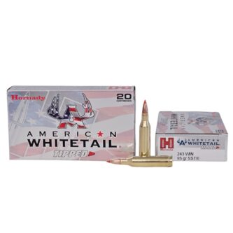 Hornady American Whitetail .243 Win 95 Grain SST Polymer Tip - 20 Rounds (Box) 80461