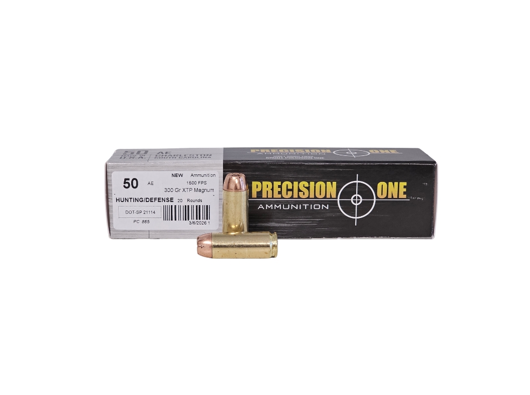 Precision One .50 AE 300gr XTP Brass – 20rd