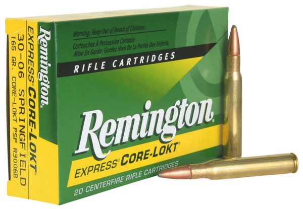 Remington 30-06 Core-Lokt PSP 165 grain
