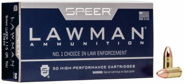 Speer Lawman 9mm 115 Grain