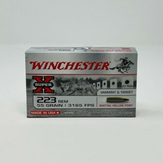 Winchester .223 Rem Super X BTHP 55 grain