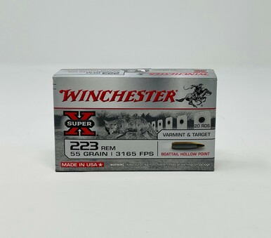 Winchester .223 Rem Super X BTHP 55 grain