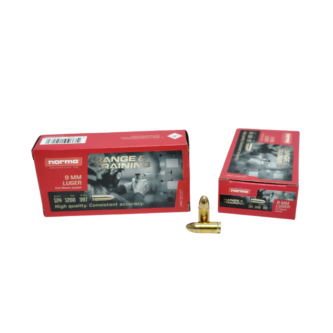 Norma 9mm Luger 124 Grain Full Metal Jacket - 50 Rounds (Box) [NO TAX outside Texas] FREE SHIPPING OVER $199