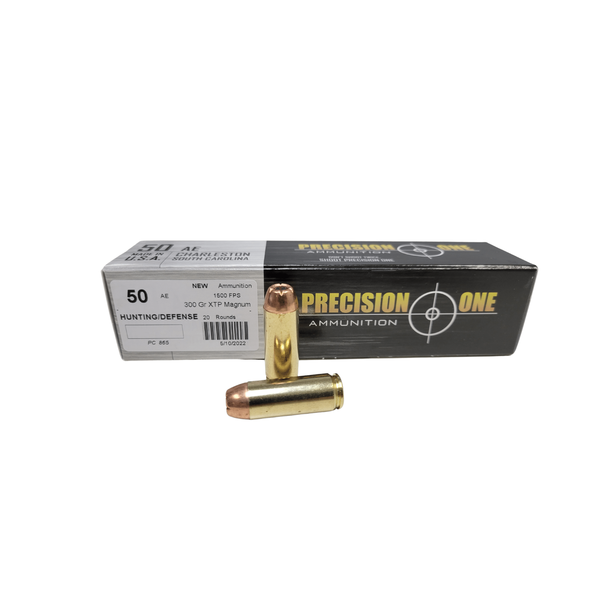 Precision One .50 Action Express 300 Grain Hornady XTP - 20 Rounds (Box) [NO TAX outside Texas] FREE SHIPPING OVER $199