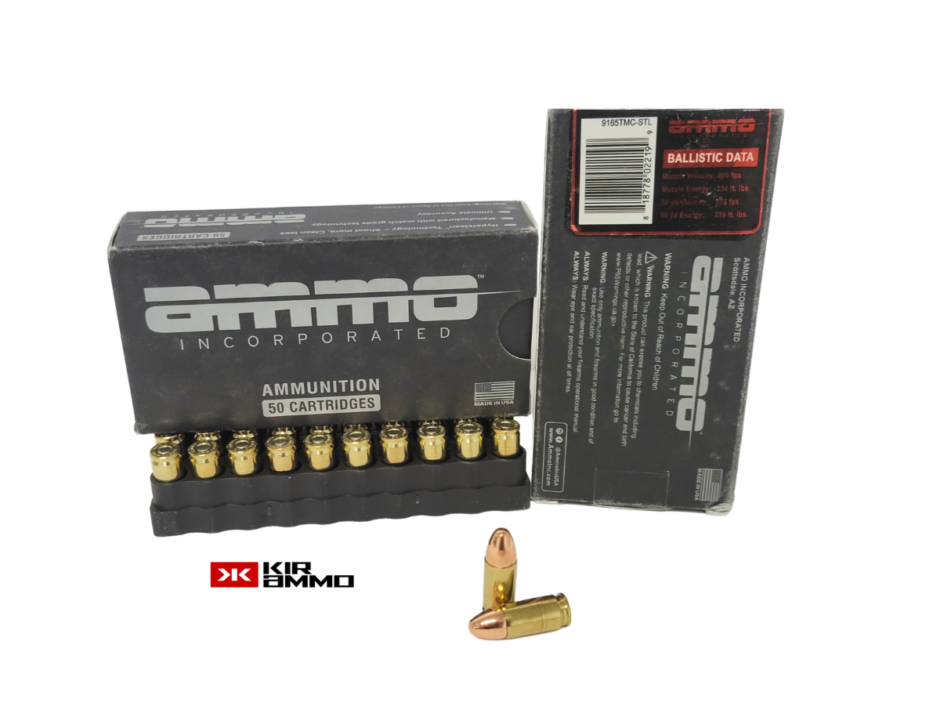 Ammo Inc 9mm 165 Grain FMJ stelTH