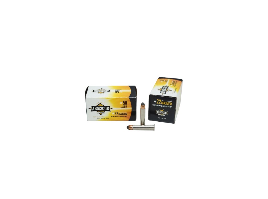 Armscor .22 Mag Nickel Plated Brass Hollow Point