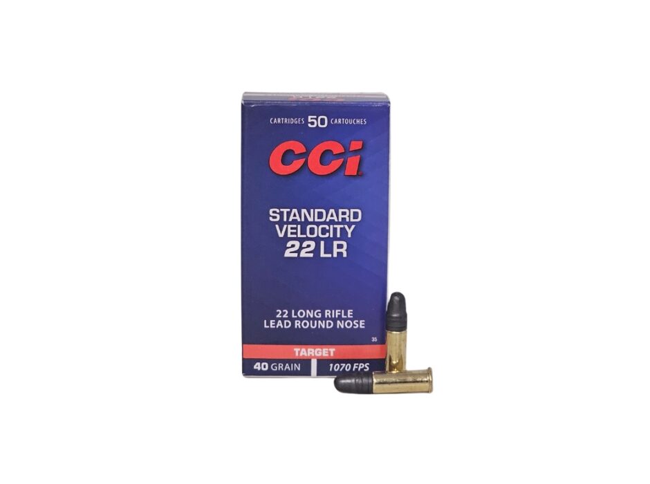 CCI Standard Velocity .22LR 40 Grain LRN - 50 Rounds (Box) 0035