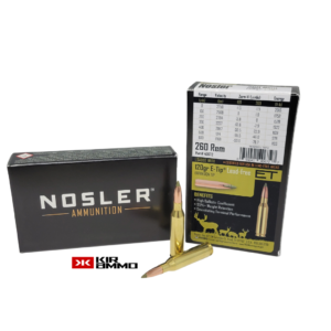 Nosler .260 Rem E-Tip Lead Free 120 Grain