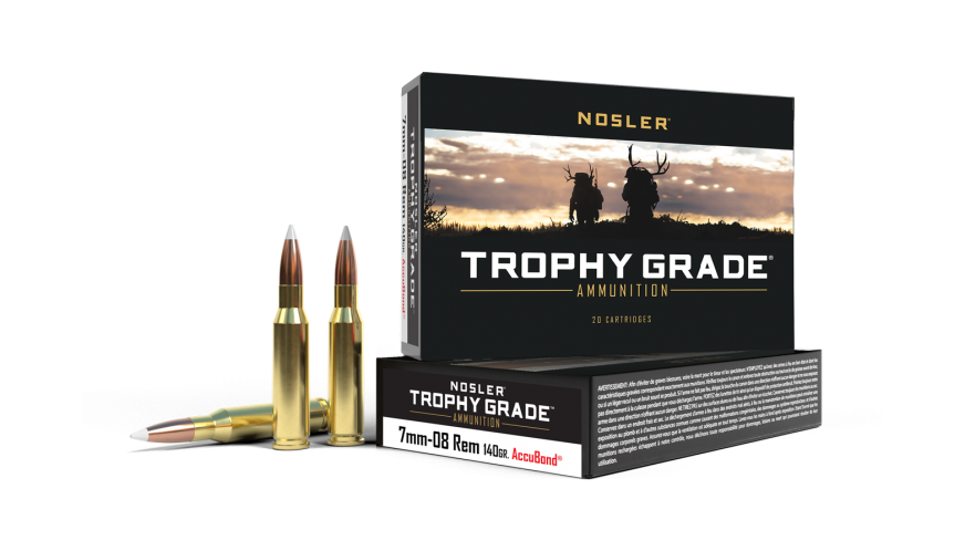 Nosler Trophy Grade 7mm-08 140 Grain AccuBond
