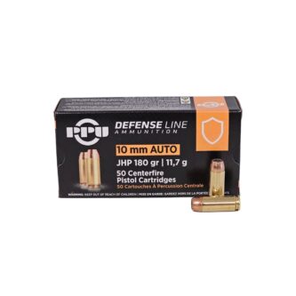 PRVI PPU 10mm Auto 180 Grain Jacketed Hollow Point - 50 Rounds (Box) PPD10