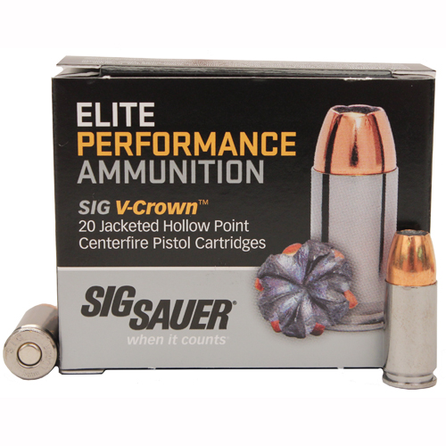 Sig Sauer 9mm V-Crown 124 Grain JHP