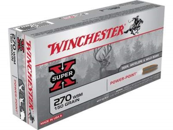 Winchester .270 WSM 150 Grain Power Point