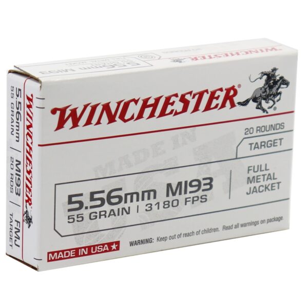 Winchester 5.56mm M193 55 Grain