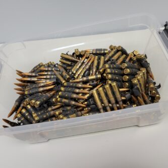 7.62x51mm MAL 7-85 - 413 Rounds Linked