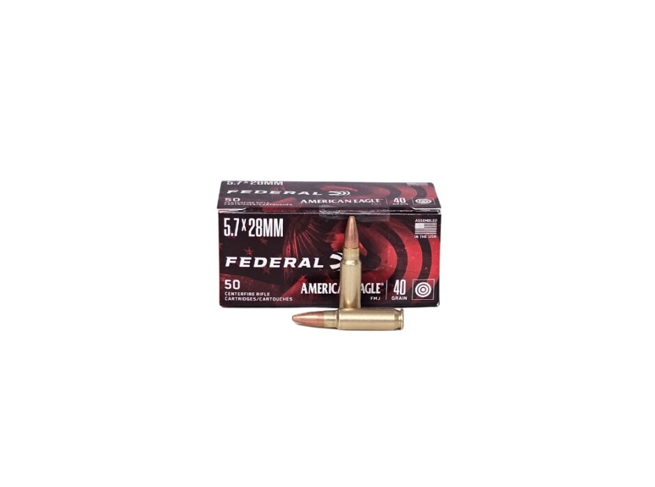 Federal 5.7x28mm 40 Grain Full Metal Jacket - 50 Rounds (Box) AE5728A
