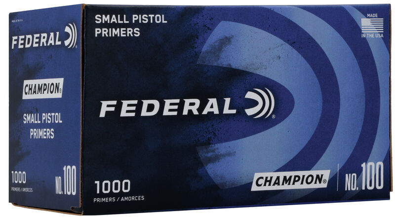Federal Champion Small Pistol Primers