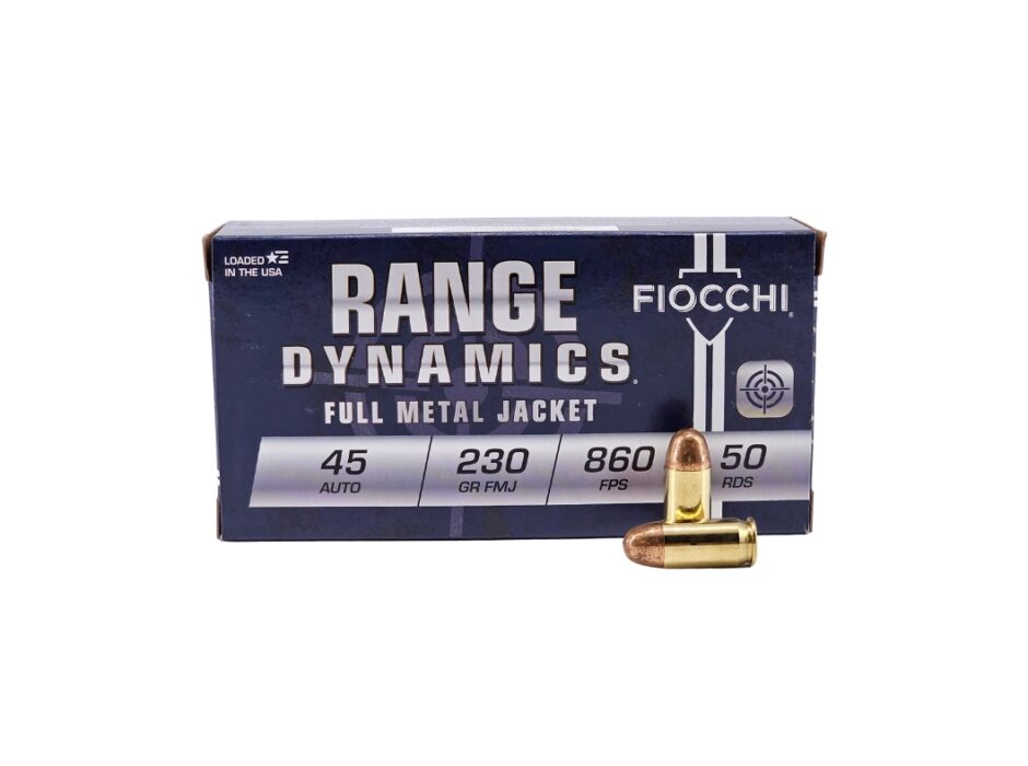 Fiocchi .45 ACP 230 Grain FMJ - 50 Rounds (Box) 45A500