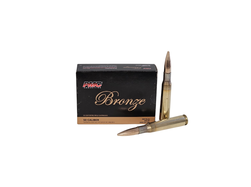 PMC .50 BMG 660gr FMJ Brass – 10rd