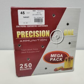 Precision One .45 Colt 255 Grain FMJ MEGA Pack