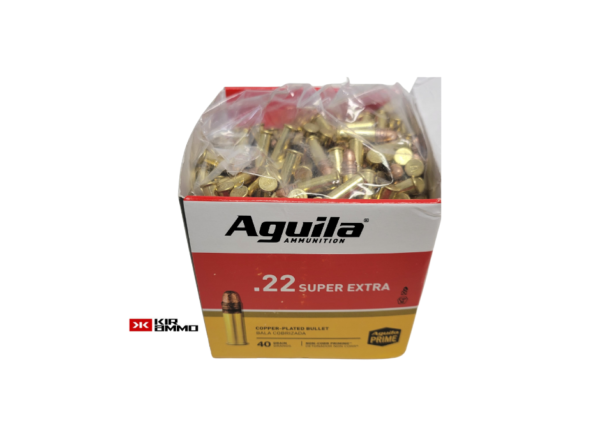 Aguila Super Extra .22LR 40 Grain Copper Plated 1255fps