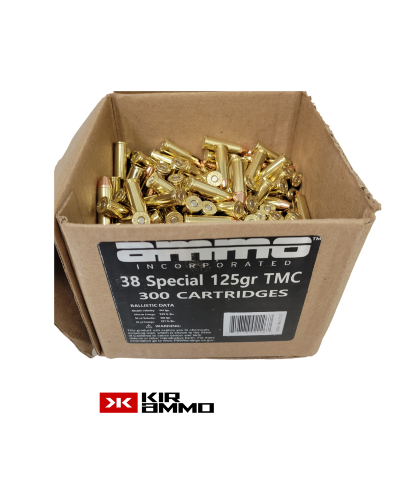 Ammo Inc .38 Special TMC 125 Grain