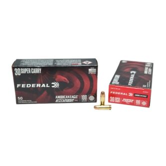 Federal .30 Super Carry 100 Grain Full Metal Jacket - 50 Rounds (Box) [NO TAX outside Texas] FREE SHIPPING OVER $199