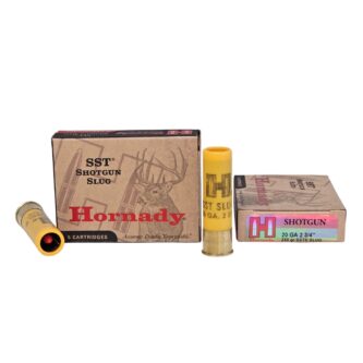 Hornady 20 Gauge SST Slugs 250 Grain 2.75 Inch 1800FPS - 5 Rounds (Box) 86232