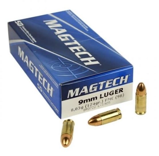 Magtech 9mm Luger 124 Grain CASE