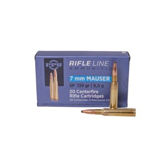 PPU 7mm Mauser 139 Grain Jacketed Soft Point - 20 Rounds (Box) PP7