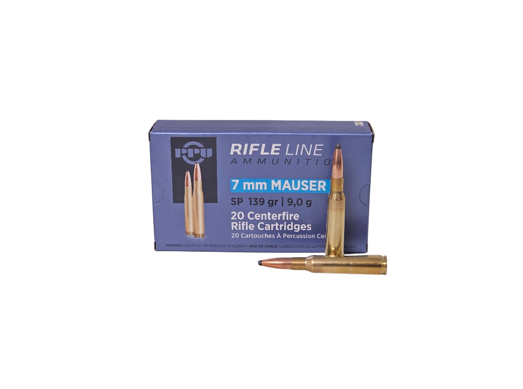 Prvi-Partizan 7x57mm Mauser 139gr JSP Brass – 20rd