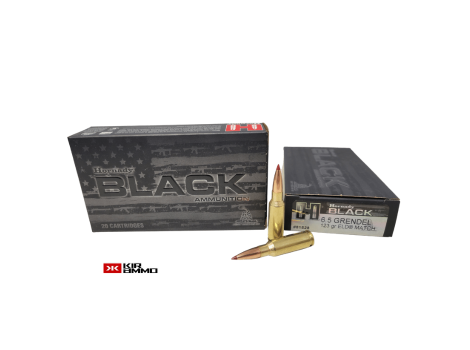 Hornady Black 6.5 Grendel 123 Grain ELD MATCH - 20 Rounds (Box) [NO TAX outside Texas] FREE SHIPPING OVER $199