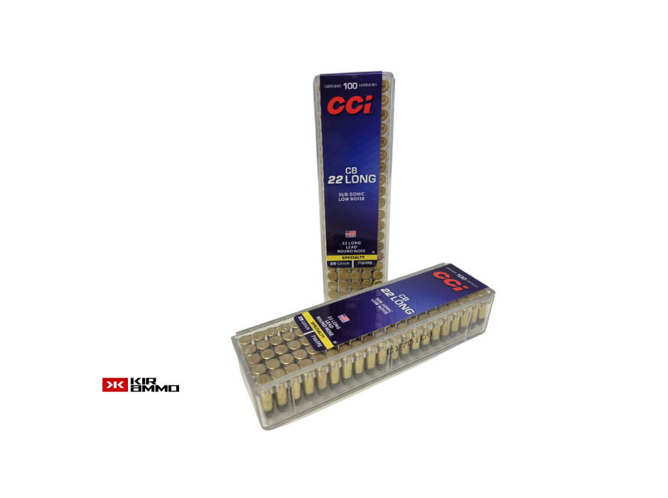 CCI CB .22 LONG 0038 Subsonic 29 Grain LRN 710 FPS - 100 Rounds (Box) [NO TAX outside Texas] FREE SHIPPING OVER $199