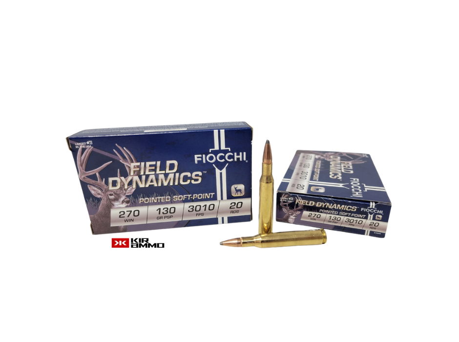 Fiocchi .270 Win Field Dynamics 130 Grain Pointed Soft Point