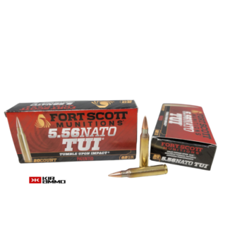 Fort Scott 5.56x45mm NATO 62 Grain Match TUI Solid Copper